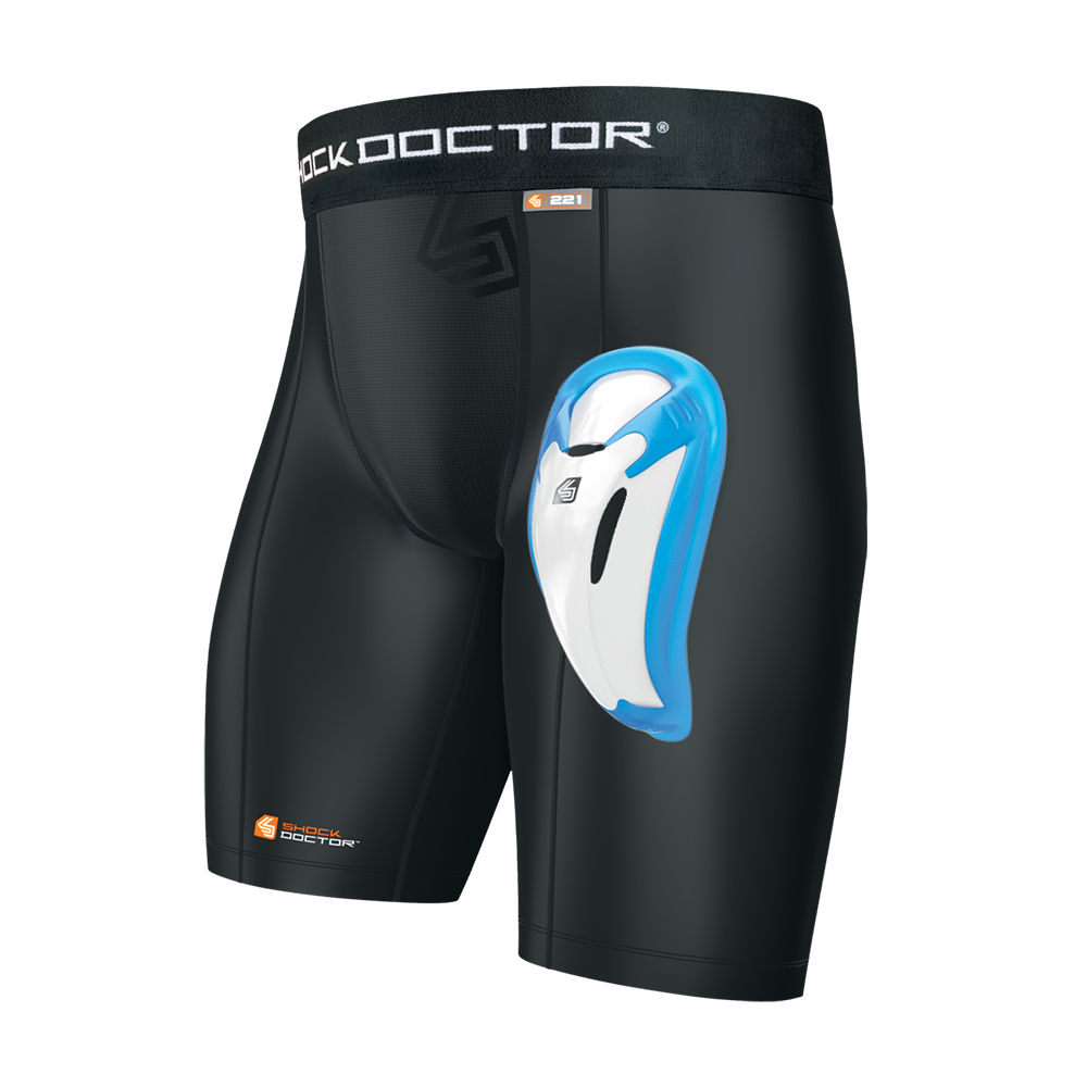 Core Compression Short with Bioflex cup-22-24 waist- Boys Small. Shock  Doctor.