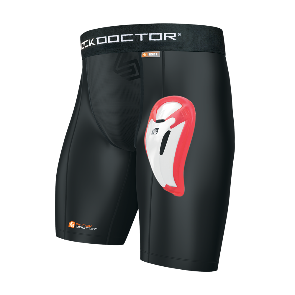 Shock Doctor 221 Core Compression Short With BioFlex Cup Youth XL