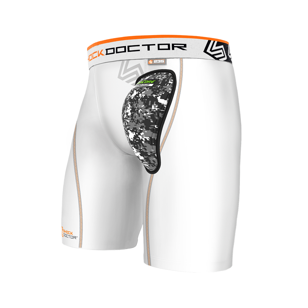 Shock Doctor Core Compression Short With Bioflex Cup – The Fight